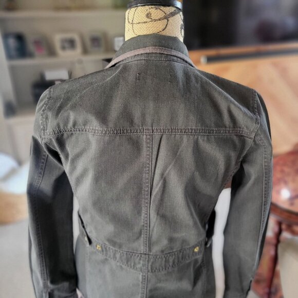 J. Crew / Mercantile Women's Utility Military Boyfriend Field Jacket XS - Picture 6 of 11